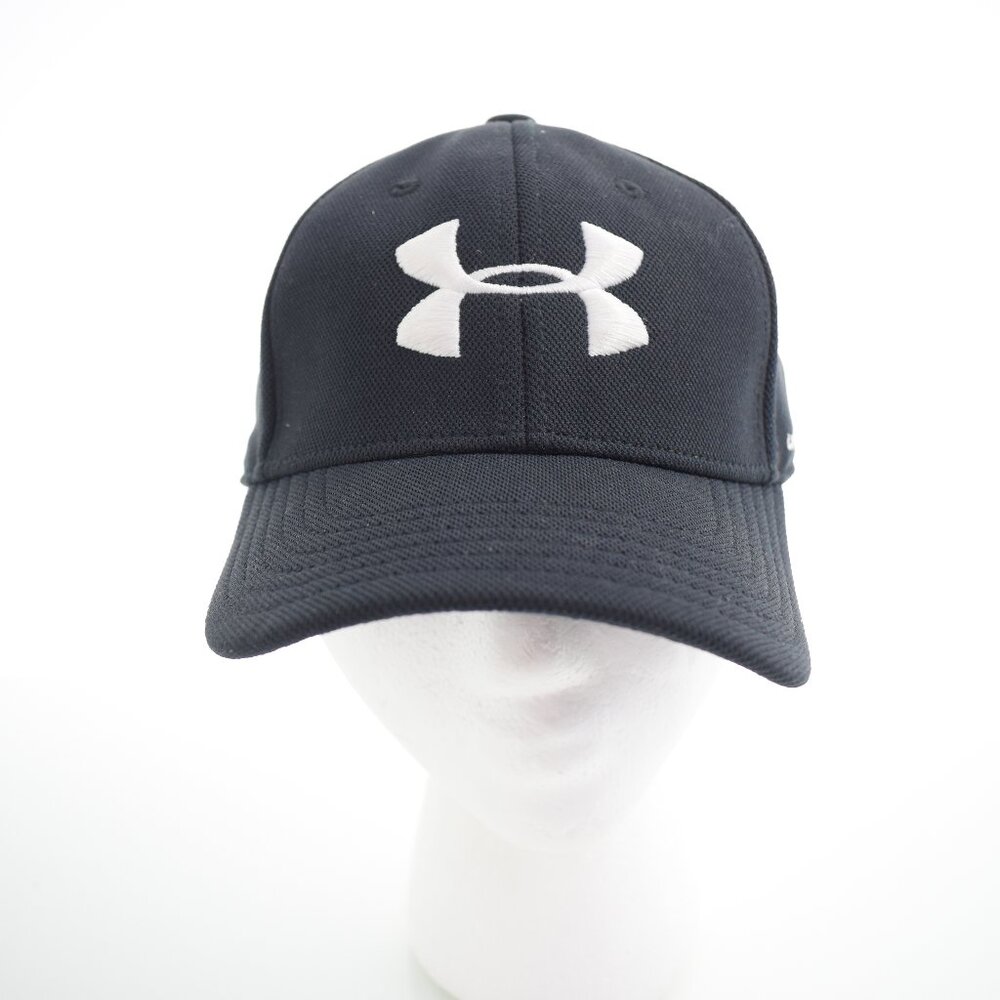 Under Armour Black Flex Fit Golf Hat - Youth OS